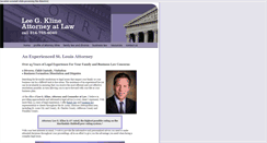 Desktop Screenshot of lklinelaw.com